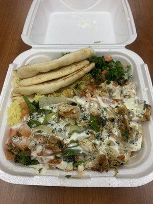 14. Chicken Shawarma Plate