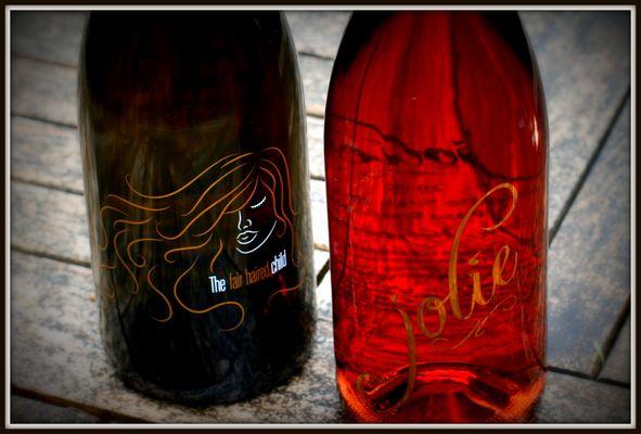 2015 Fair-haired Child (Viognier/Grenache Blanc) and 2015 Jolie rosé of Petite Sirah.