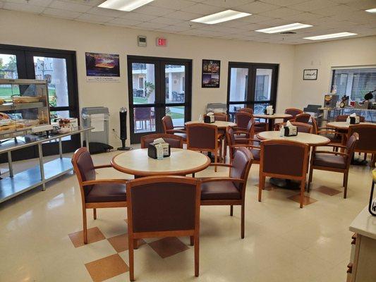 The Continental Breakfast Area!