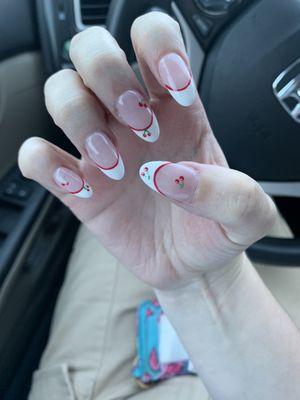 Cherry nails