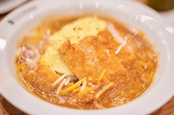 Omelet Chicken Katsu Curry w/ Cheese