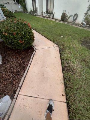 Pressure washing