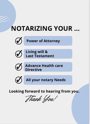 Notary services