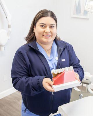 Our awesome hygienist Vanessa!