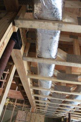 Ductwork for  25 ft ceilings