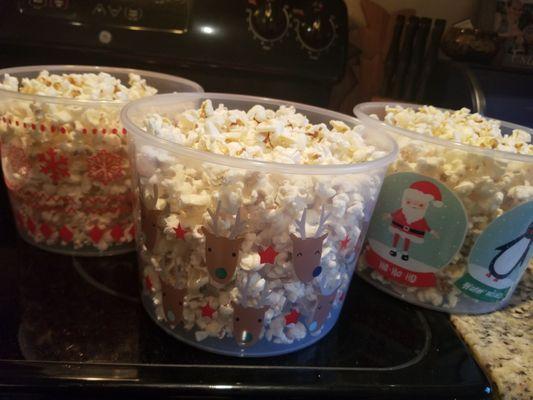 Starlite Drive-in:  Elf!! ..... popped our own popcorn.