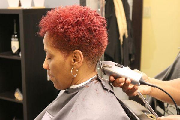 Woman's Natural haircut by David Anderson.

Book your experience today.