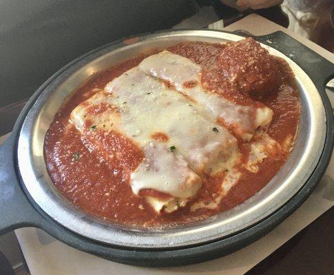 Manicotti - enough for two people