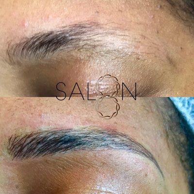 Microblading before & after