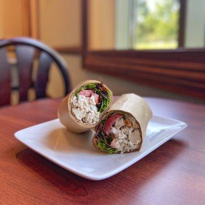 Bet you didn't know our chicken salad comes as a wrap too.Well now you do.