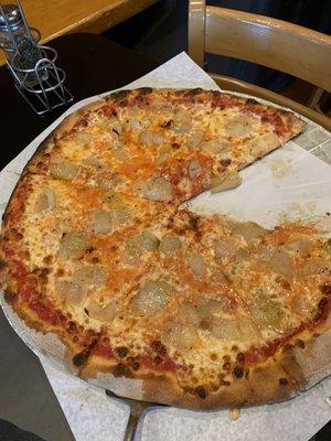 Signature onion pizza