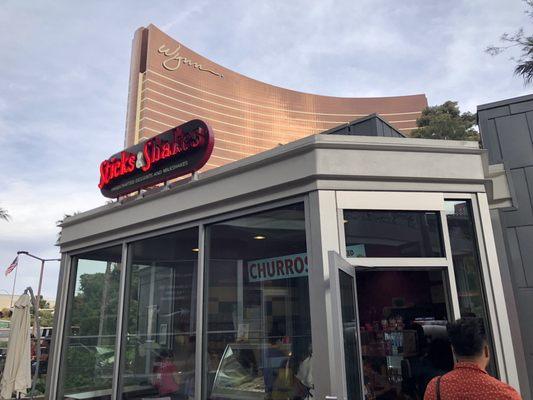 Right in front of the Wynn...... CHURROS!?