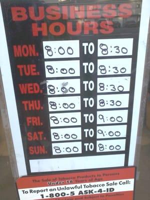 Millers market hours