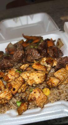 Hibachi Steak and Chicken