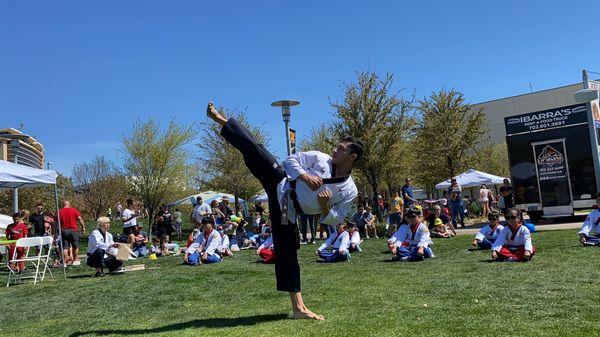 2022 Touch of Truck Taekwondo Demonstration Master Steban