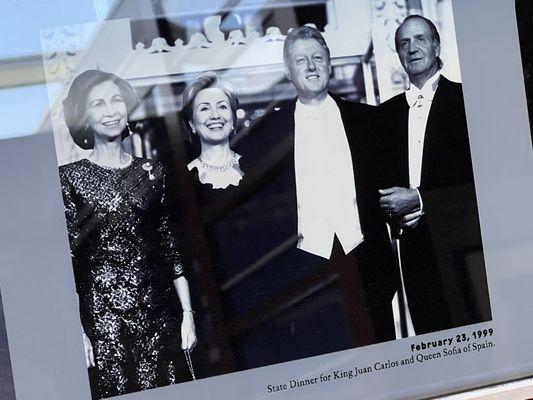 State dinner with King Juan Carlos and Queen Sofia of Spain. I've actually met three of the four people in this photo.