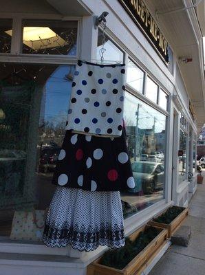 Talbots Polka dot skirts!