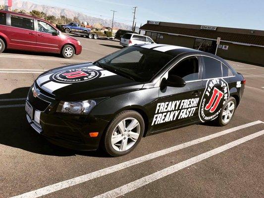 The new Jimmy Johns delivery vehicle!