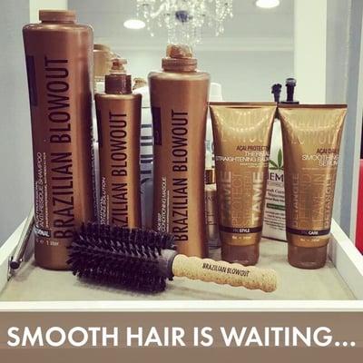 Smooth frizz free hair awaits you