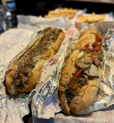 Motown King Philly W/ Steak Fries