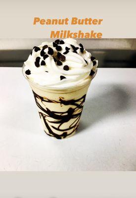 Peanut butter milkshake