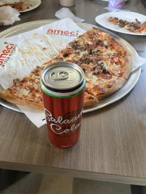 Halal Pizza and Salaam Cola