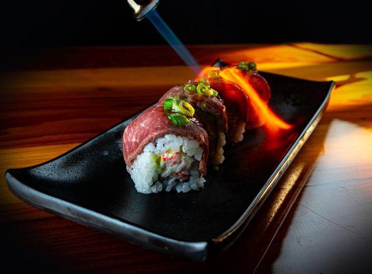 Wagyu Surf and Turf Roll