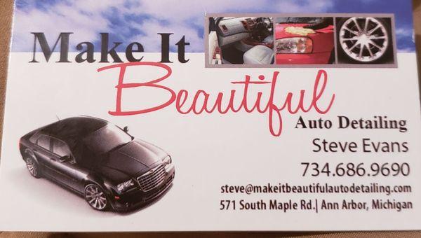 It's all in the sign, I will make your car beautiful!