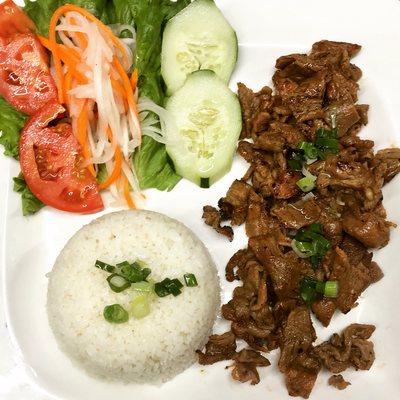 Grilled Pork with Broken Rice