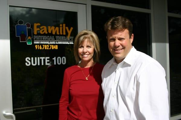 Brett Pinkney, MPT, Owner and Deb McSherry, Business Mgr