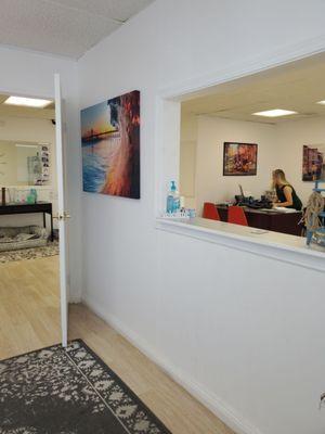 Reception area