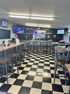 Super clean and spacious bar