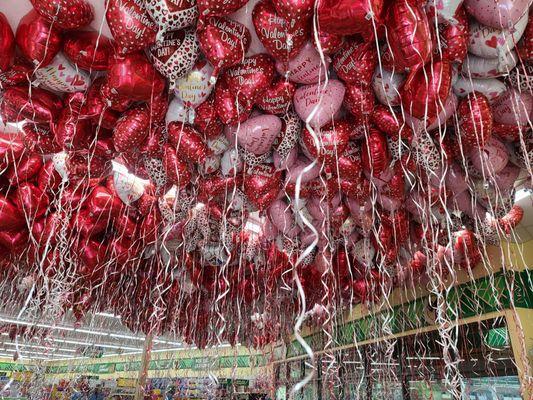 Balloons are ready for valentines Day