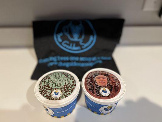 Mint Chocolate Chip and Jill's Chocolate Freak, $4.95 each.