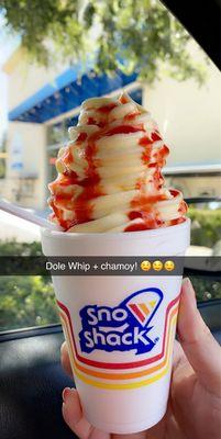 Dole Whip + Chamoy. And it was DELICIOUS!!!