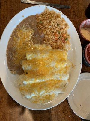 Enchilada platter