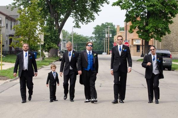 Groom, Groomsmen and Ring Bearer