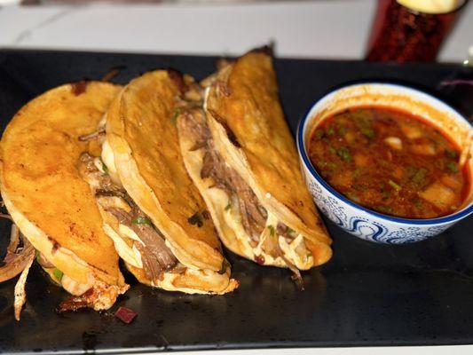 Birria tacos