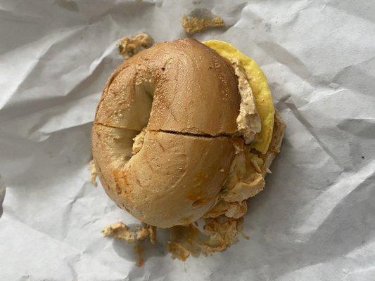 Fire Bomb Bagel Breakfast