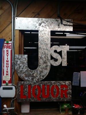 J St. Liquor Logo made from a customer. Technically family.