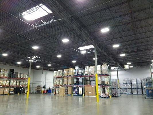 Warehouse lightning upgrades