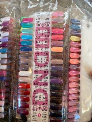 So many dnd gel colors to choose from