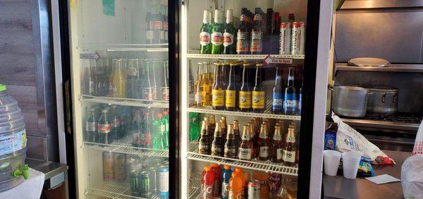 Beer Fridge and Other Beverages