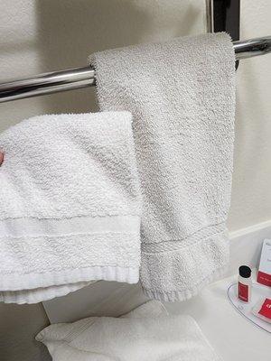 Dingy old towels