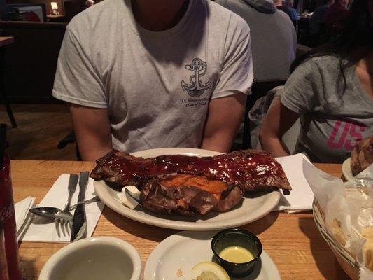 Full rack of ribs