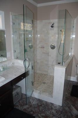 Frameless Glass Shower Enclosure