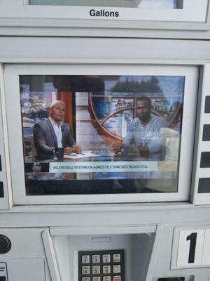 Gas station TV. Why?