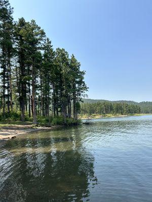 Swimming and kayak area