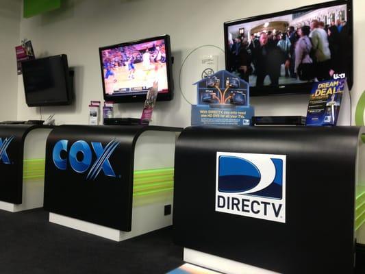 Cox and direct tv in a Clear location