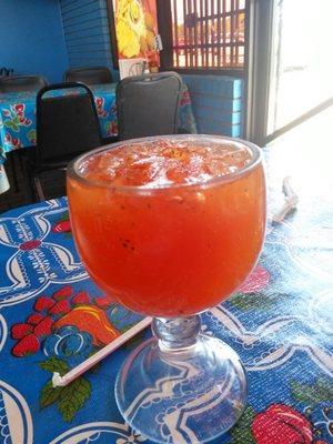 Ice cold Michelada